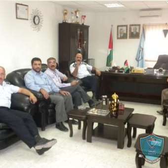 الشرطة والتوجيه السياسي يبحثان سبل تعزيز التعاون المشترك في سلفيت