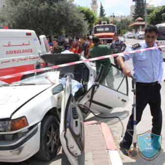 الشرطة تشارك في سيناريو يحاكي زلزال وحادث سير في سلفيت