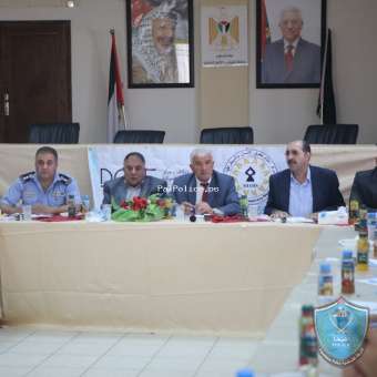الشرطة تشارك في ورشة عمل حول السلم الاهلي بطوباس