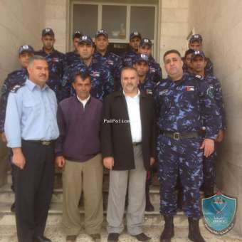 هيئة التوجيه السياسي تلتقي وحدة الشرطة الخاصة  في الخليل