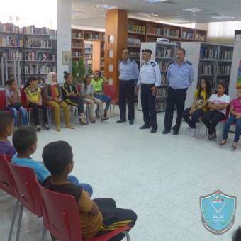 الشرطة تنظم دورة مرورية لطلاب مدرسة تراسنطة أريحا