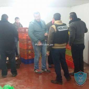 ضبط 480كغم لحوم فاسدة  في ضواحي القدس .