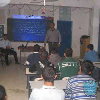 الشرطة تنظم ورشة عمل حول أضرار المخدرات في أريحا