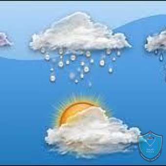 حالة الطقس: الحرارة اقل من المعدل