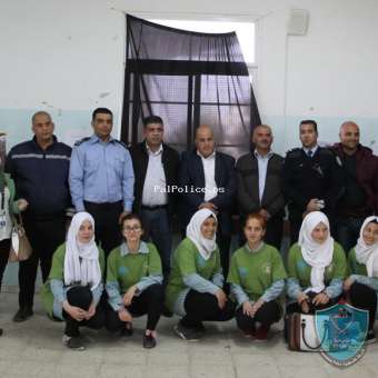 وحدة الجرائم الالكترونية بالشرطة تحاضر باهالي وطلبة مدارس بلدة الخضر في بيت لحم