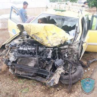 اصابة مواطن بجروح بليغة في حادث سير بطوباس