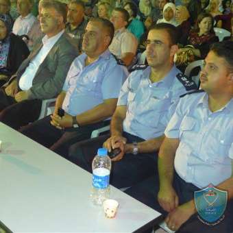 شرطة سلفيت تشارك في حفل اختتام مهرجان فرخة الدولي