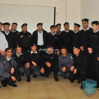 الشرطة تخرج دورة التدريب اثناء الخدمة السادسة بطوباس