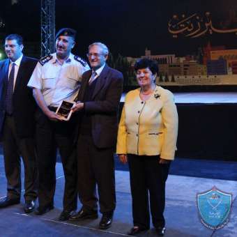 جامعة بيرزيت تكرم شرطة محافظة رام الله والبيرة ضمن مهرجان ليالي بيرزيت