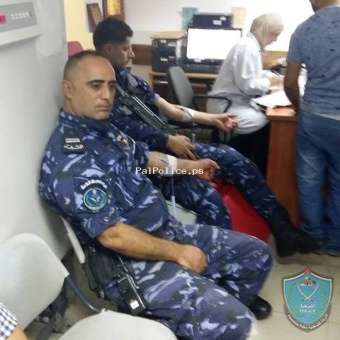 الشرطة تتبرع بالدم لصالح المرضى المحتاجين في بيت لحم