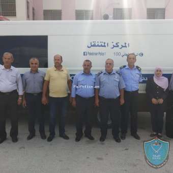 المركز الشرطي المتنقل يلتقي  مجلس قروي بيت قاد في جنين