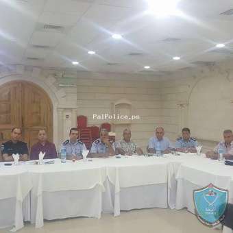 الشرطة تعقدان ورشة عمل في جنين حول تعزيز هيكلية الشرطة