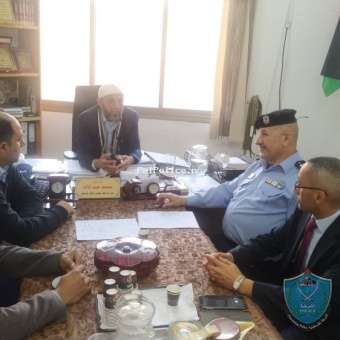 الشرطة ومديرية الاوقاف يبحثان سبل التعاون المشترك بطوباس