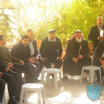 أريحا - الشرطة تقدم التعازي في ضحايا الكنيسة القبطية