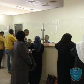 1500 معتمر غادروا الى الديار الحجازية عبر معبر الكرامة اليوم