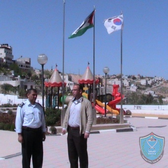 الشرطة تزور المركز الكوري الفلسطيني وتطلع على نشاطاته في الخليل