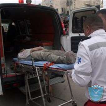 حادث سير ذاتي نتج عنه إصابات بليغة في محافظة رام الله