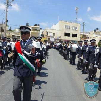 الشرطة تنظم عرض عسكري واحتفال بعيد الشرطة بطوباس
