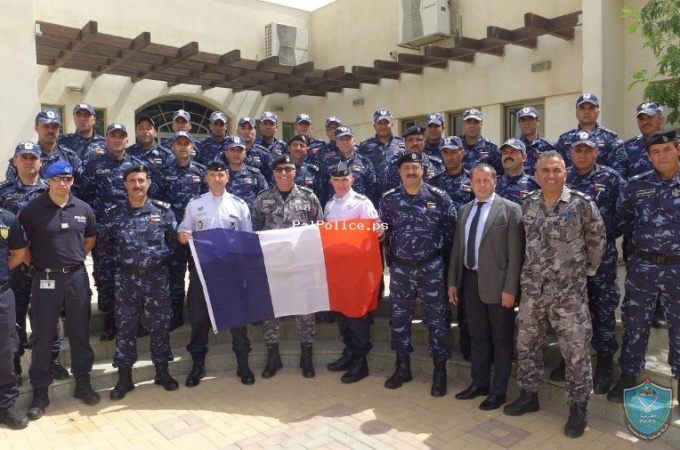 Palestinian Police Graduate a Specialized Course for special Police Forces in Jericho
