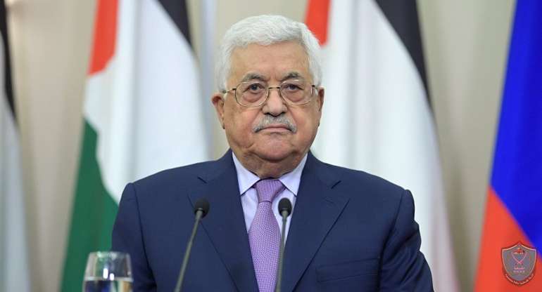 السيد الرئيس القائد الأعلى لقوى الأمن الفلسطيني يتصل معزيا بإستشهاد الرقيب أول طارق بدوان