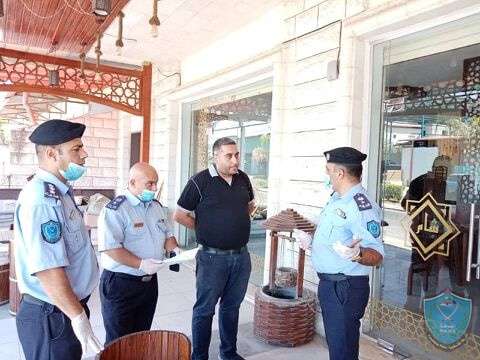 الشرطة تواصل الأنشطة التوعوية من فايروس كورونا  في  بقلقيلية