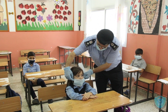 الشرطة تنظم يوما للتوعية لطلاب مدرسة الفرقان في أريحا