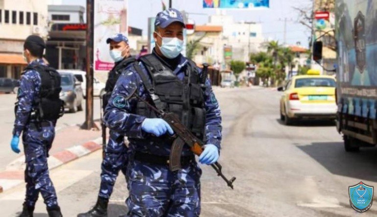 الشرطة تقبض على 12 شخص مطلوب للعدالة في رام الله