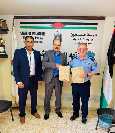 الشرطة توقع اتفاقية تعاون مشترك مع الإتحاد الفلسطيني للكيك بوكسينغ 