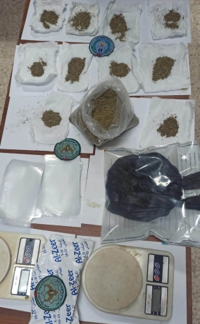 الشرطة تقبض على تاجر مخدرات وتضبط بحوزته مواد مخدرة في جنين
