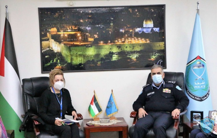 إجتماع السيد اللواء يوسف الحلو مدير عام الشرطة برئيسة بعثة الشرطة الأوروبية في رام الله
