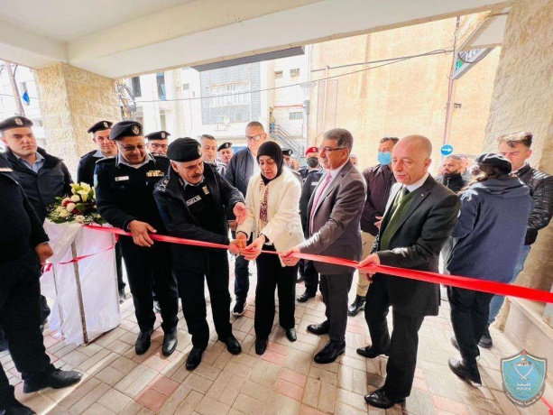 إفتتاح اللواء يوسف الحلو لمركز شرطة المدينة في رام الله 