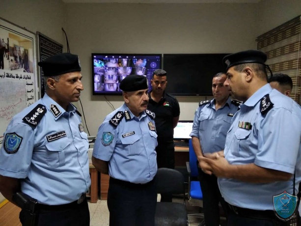 أريحا : اللواء يوسف الحلو يتفقد مديرية الشرطة ويوجه بتقديم الخدمة المميزة للمواطنين