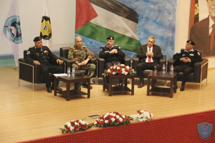 اللواء يوسف الحلو مدير عام الشرطة يخرّج دورة تأهيل الضباط ال20 في كلية فلسطين للعلوم الشرطية