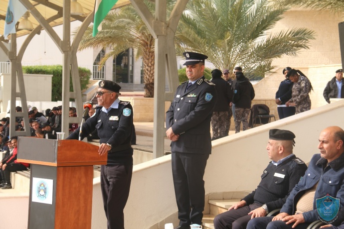 الشرطة تخرّج دورتي الشرطة التأسيسية ال42 والمراسم والتشريفات في كلية فلسطين للعلوم الشرطية
