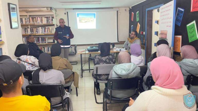 الشرطة تنظم محاضرة حول مخاطر آفة المخدرات في بيت لحم
