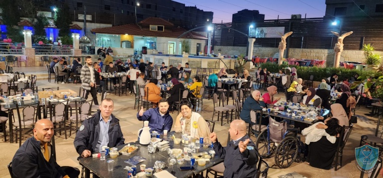 الشرطة تشارك في تنظيم افطار رمضاني لذوي الاحتياجات الخاصة في رام الله