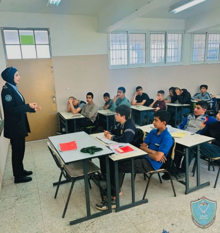 الشرطة تنظم محاضرة حول الحفاظ على مسرح الجريمة بطوباس