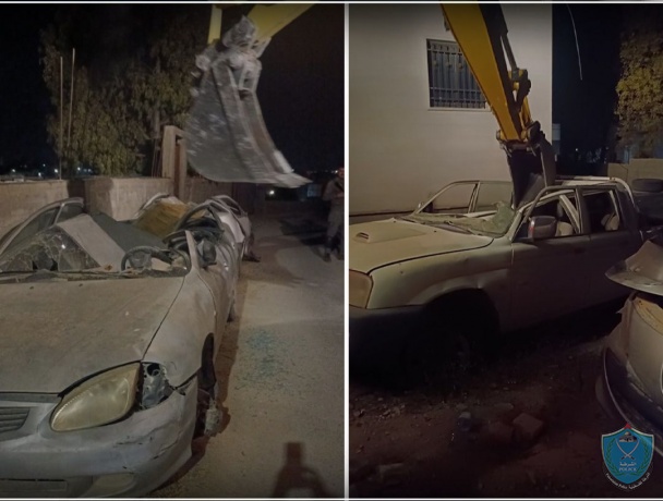 الشرطة تتلف 43 مركبة غير قانونية في الخليل