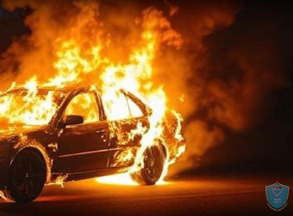 الشرطة تقبض على مشتبه به بحرق مركبة بالاشتراك في رام الله