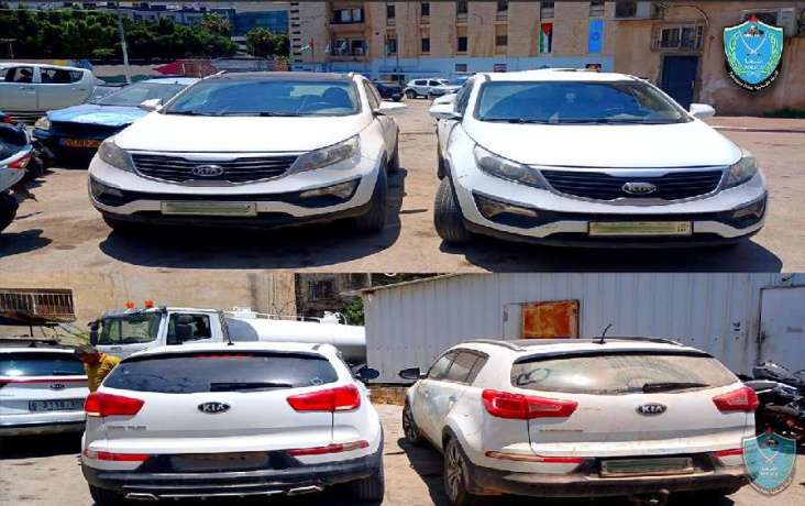 الشرطة تضبط مركبتين بنفس لوحة الأرقام إحداهما غير قانونية بلوحة أرقام مزورة