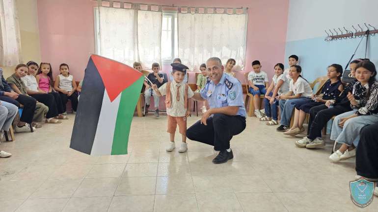 الشرطة تنظم يومًا توعويا للأطفال في طوباس