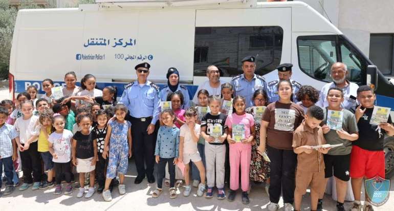 الشرطة تنظم يوماً مرورياً توعوياً للأطفال في أريحا