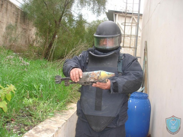 الشرطة تتلف اجسام مشبوهه في بلدات جنوب نابلس