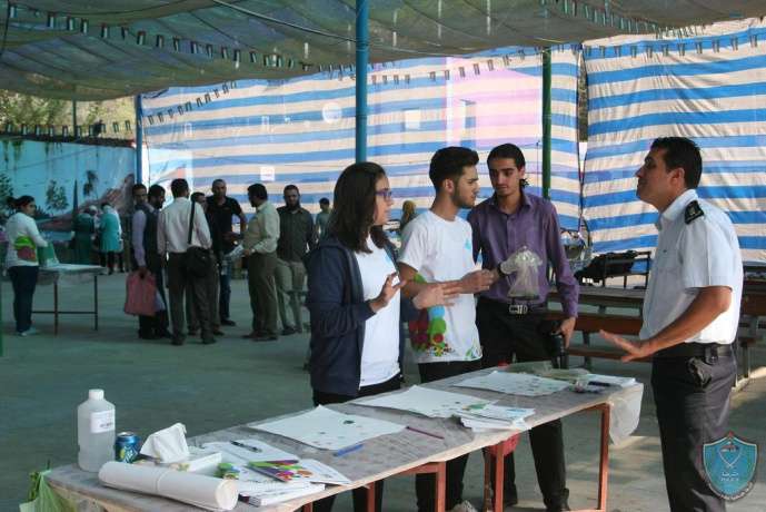 الشرطة تشارك في فعاليات مهرجان أيام العلوم الفلسطينية في قلقيلية