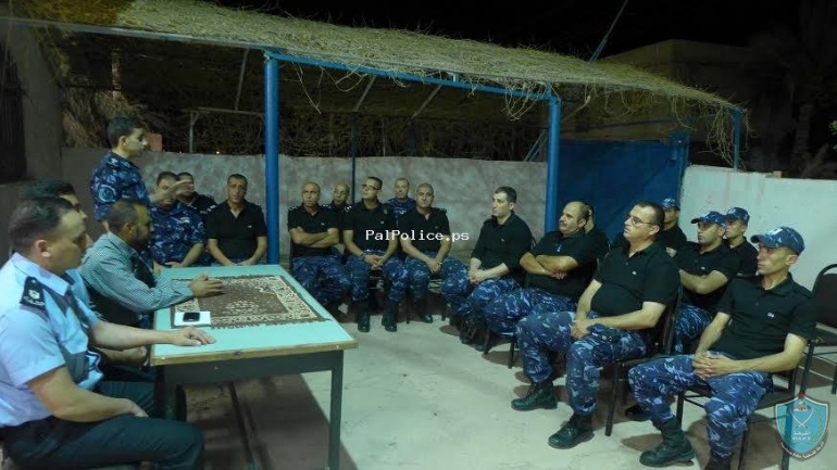 الشرطة تنظم أمسية رمضانية دينية للشرطة الخاصة في أريحا