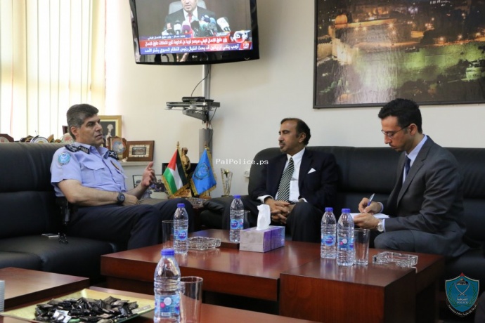 اللواء حازم عطا الله يبحث التعاون المشترك مع مدير مكتب الامم المتحدة لمكافحة الارهاب