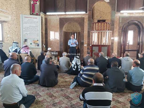 الشرطة ومديرية الاوقاف يطلقون مشروع ( الوقاية خير من قنطار علاج  ) بطوباس