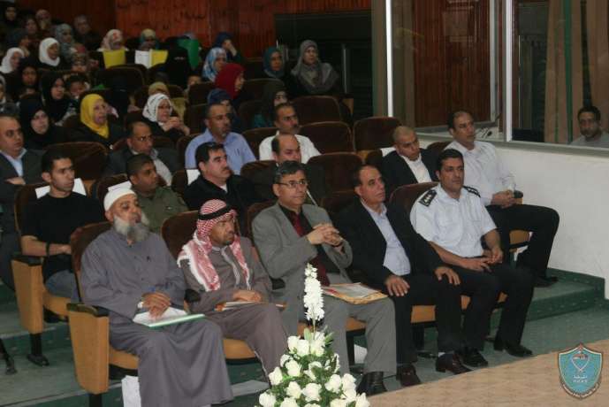 الشرطة تشارك بفعاليات المؤتمر الختامي لمشروع (شباب بلا مخدرات) في قلقيليه