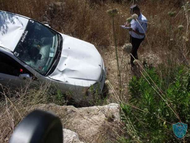 مصرع مواطن بانقلاب المركبة التي تقله في بلدة دير شرف