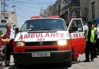 إصابة رجل مسن في جروح بلغيه جراء حادث سير في نابلس.